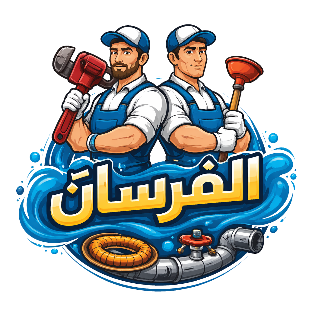 لوجو الفرسان لتسليك المجاري بجدة